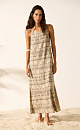Sundress with ethnic print - BRUSNIKA. Women clothes