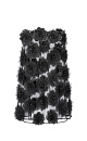 Sheer skirt with voluminous flowers - BRUSNIKA. Women clothes