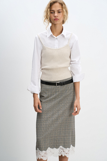 Fox down top - BRUSNIKA Women Clothes