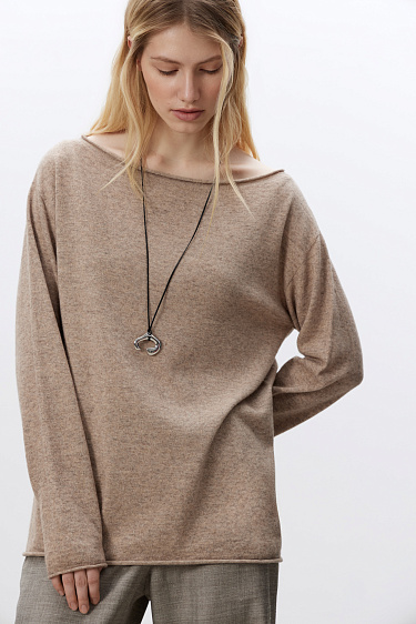 Wool and cashmere blend jumper - BRUSNIKA Women Clothes