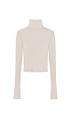 Short-sleeved viscose turtleneck - BRUSNIKA. Women clothes