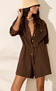 Jumpsuit with patch pockets - BRUSNIKA. Women clothes