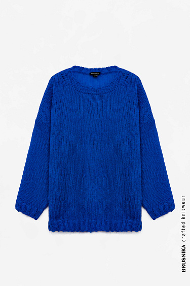 Semi-sheer openwork jumper - BRUSNIKA Women Clothes