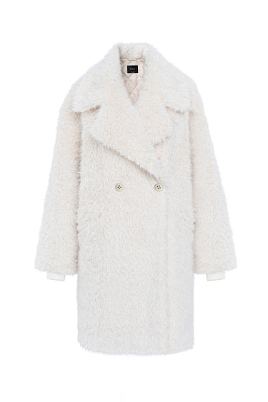 Fur coat with cuffs - BRUSNIKA Women Clothes