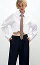 Crop shirt - BRUSNIKA. Women clothes