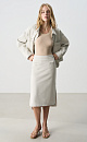 Asymmetrical denim Skirt - BRUSNIKA. Women clothes