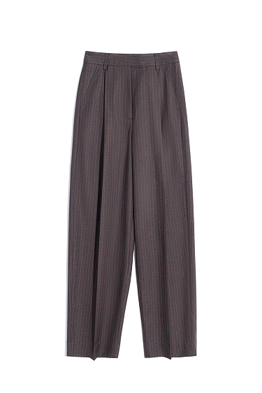 Striped viscose trousers - BRUSNIKA Women Clothes