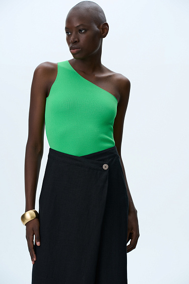 One-shoulder top - BRUSNIKA Women Clothes