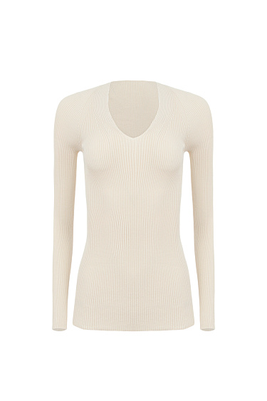 V-neck jumper - BRUSNIKA Women Clothes