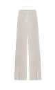 Front-slit rib knit trousers - BRUSNIKA. Women clothes