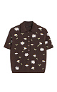 Polo with daisies - BRUSNIKA. Women clothes