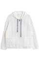 Hoodie with braids and jacquard - BRUSNIKA. Women clothes