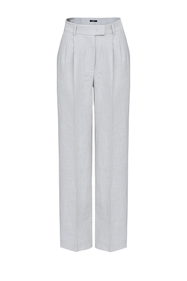 Linen palazzo trousers - BRUSNIKA Women Clothes