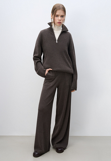 Cashmere and wool knit pants - BRUSNIKA Women Clothes