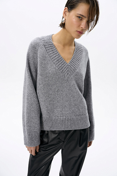 Merino wool jumper with lurex - BRUSNIKA Women Clothes