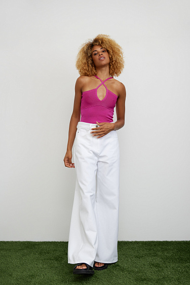Bodysuit with thin straps - BRUSNIKA Women Clothes