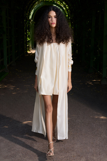 Long robe made of 100% viscose - BRUSNIKA Women Clothes
