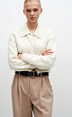 Zippered knit bomber jacket - BRUSNIKA. Women clothes