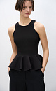 Top with a peplum - BRUSNIKA. Women clothes