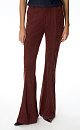 Flared suede trousers - BRUSNIKA. Women clothes