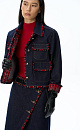 Denim jacket with fringe - BRUSNIKA. Women clothes