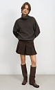 Wool mini skirt - BRUSNIKA. Women clothes