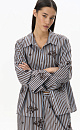 Striped cotton shirt - BRUSNIKA. Women clothes