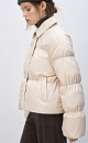 Down jacket with a turn-down collar - BRUSNIKA. Women clothes