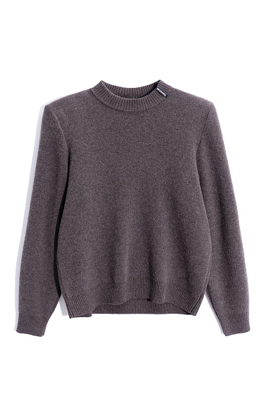 Jumper with shoulder pads - BRUSNIKA Women Clothes