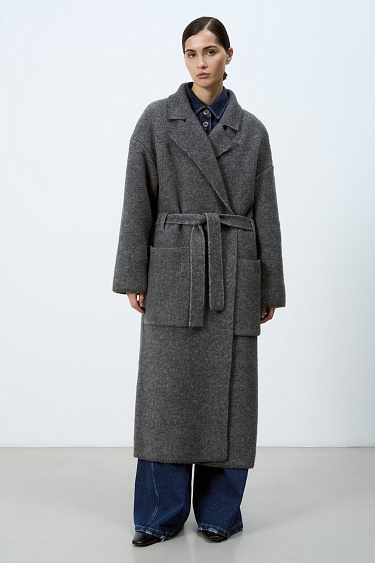 Coat made of mixed wool - BRUSNIKA Women Clothes