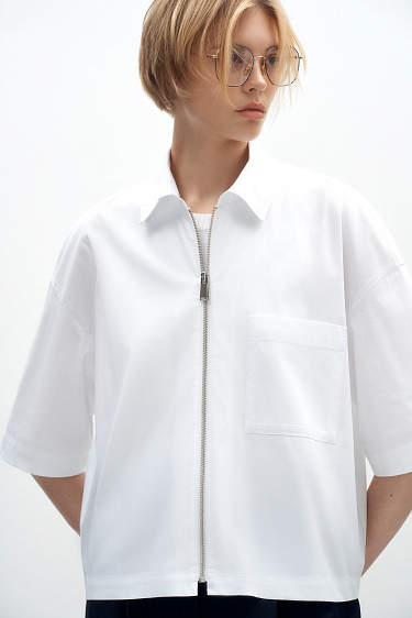 Dropped sleeve shirt - BRUSNIKA Women Clothes