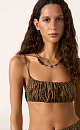 Plaid top with straps - BRUSNIKA. Women clothes