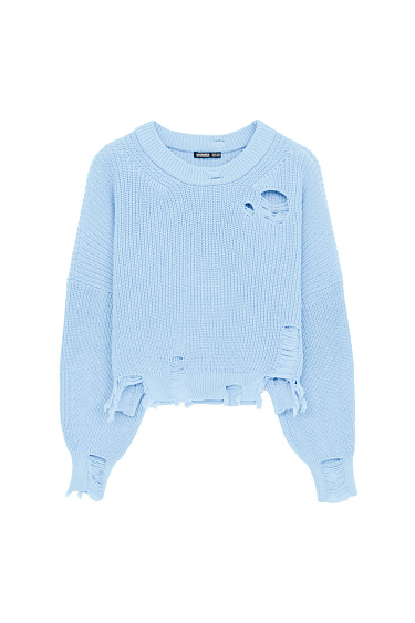 Ripped jumper - BRUSNIKA Women Clothes