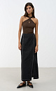 Animal print midi denim skirt - BRUSNIKA. Women clothes