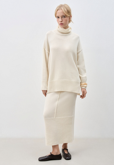 Cashmere and wool skirt - BRUSNIKA Women Clothes