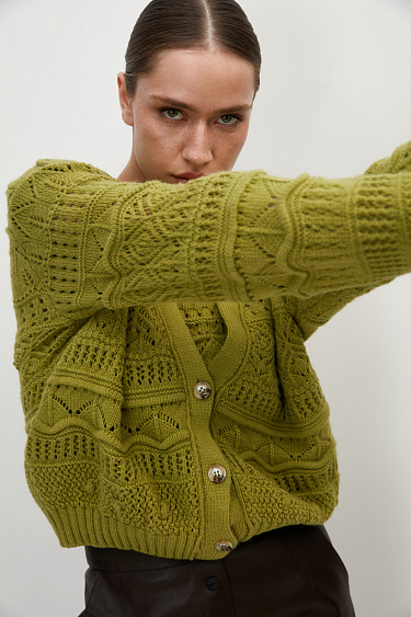 Openwork cardigan - BRUSNIKA Women Clothes