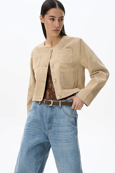 Corduroy jacket - BRUSNIKA Women Clothes