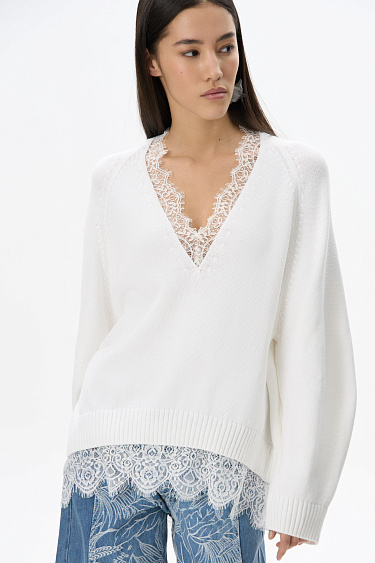Lace Jumper - BRUSNIKA Women Clothes