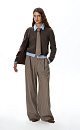 gingham trousers - BRUSNIKA. Women clothes