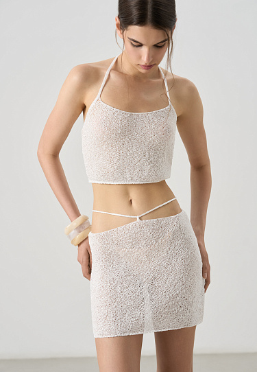 Halter neck top - BRUSNIKA Women Clothes