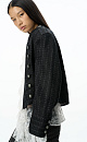 Striped Dolman jacket - BRUSNIKA. Women clothes