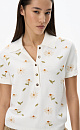 Polo with daisies - BRUSNIKA. Women clothes