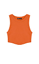 Knitted crop top - BRUSNIKA. Women clothes
