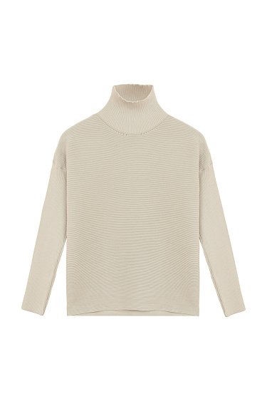 Textured knit jumper - BRUSNIKA Women Clothes