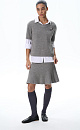 Mini skirt made of fox fur - BRUSNIKA. Women clothes