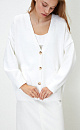 Cotton knit cardigan - BRUSNIKA. Women clothes