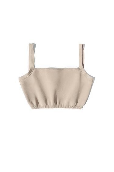 Striped top with straps - BRUSNIKA Women Clothes