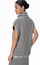 Fox Down Knitted Vest - BRUSNIKA. Women clothes