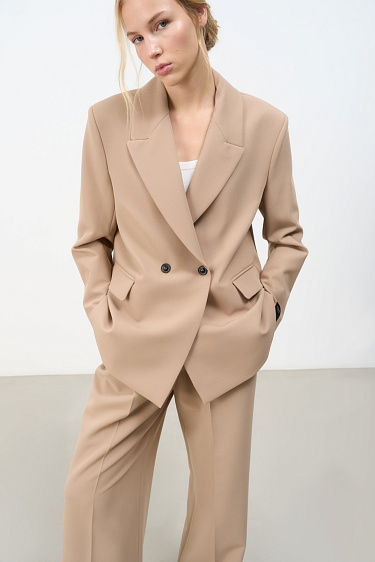 Basic blazer - BRUSNIKA Women Clothes