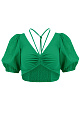 100% cotton crop top - BRUSNIKA. Women clothes